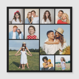 Erstellen Sie Ihre eigene 10 Fotocollage Magnetkar Magnetkarte