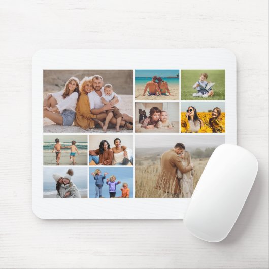 Erstellen Sie Ihre eigene 10-FotoCollage Mousepad (Mit Mouse)