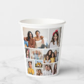 Erstellen Sie Ihre eigene 10-FotoCollage Pappbecher (Rückseite)