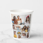 Erstellen Sie Ihre eigene 10-FotoCollage Pappbecher (Vorderseite)