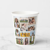 Erstellen Sie Ihre eigene 10-FotoCollage Pappbecher (Rückseite)
