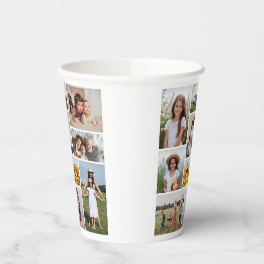 Erstellen Sie Ihre eigene 10-FotoCollage Pappbecher (Links)
