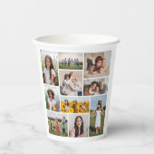 Erstellen Sie Ihre eigene 10-FotoCollage Pappbecher (Vorderseite)