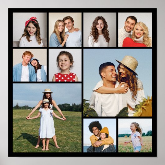 Erstellen Sie Ihre eigene 10-FotoCollage Poster (Vorne)