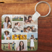 Erstellen Sie Ihre eigene 10-FotoCollage Schlüsselanhänger (Rückseite)