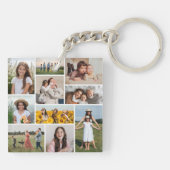 Erstellen Sie Ihre eigene 10-FotoCollage Schlüsselanhänger (Rückseite)