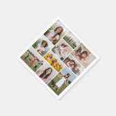 Erstellen Sie Ihre eigene 10-FotoCollage Serviette (Ecke)