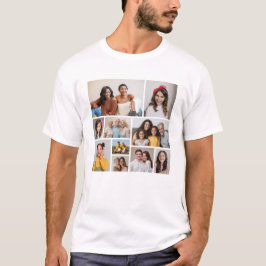 Erstellen Sie Ihre eigene 10-FotoCollage T-Shirt