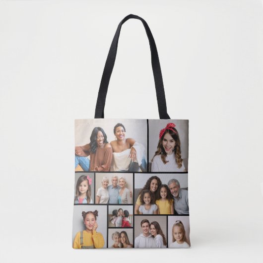 Erstellen Sie Ihre eigene 10-FotoCollage Tasche (Vorderseite)
