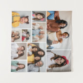 Erstellen Sie Ihre eigene 10-FotoCollage Wandteppich (Vorderseite (Horizontal))