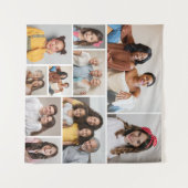 Erstellen Sie Ihre eigene 10-FotoCollage Wandteppich (Vorderseite (Horizontal))