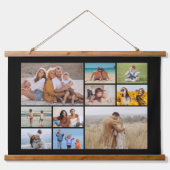 Erstellen Sie Ihre eigene 10-FotoCollage Wandteppich Mit Holzrahmen (Vorne)
