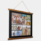 Erstellen Sie Ihre eigene 10-FotoCollage Wandteppich Mit Holzrahmen (Gewinkelt)
