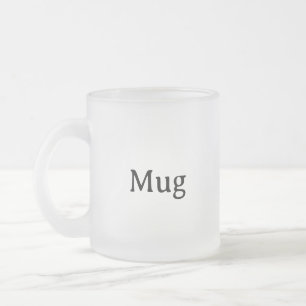 Erstellen Sie Ihre eigene 10 oz Mattglastasse
