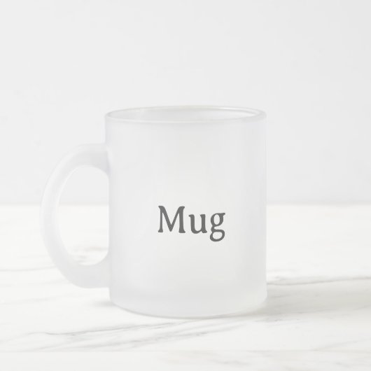 Erstellen Sie Ihre eigene 10 oz Mattglastasse (Links)
