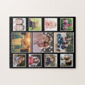 Erstellen Sie Ihre eigene 11-Familie Foto Collage Puzzle (Horizontal)