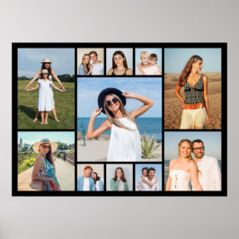 Erstellen Sie Ihre eigene 11-Foto-Collage Poster