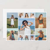 Erstellen Sie Ihre eigene 11-Foto-Wohnung Mitteilungskarte (Vorne/Hinten)