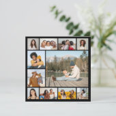 Erstellen Sie Ihre eigene 11 Fotocollage-Flachkart (Stehend Vorderseite)