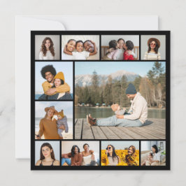 Erstellen Sie Ihre eigene 11 Fotocollage-Flachkart