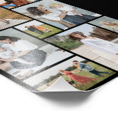 Erstellen Sie Ihre eigene 11 FotoCollage Fotodruck (Ecke)