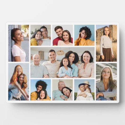 Erstellen Sie Ihre eigene 11 FotoCollage Fotoplatte (Vorderseite)