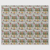 Erstellen Sie Ihre eigene 11 FotoCollage Geschenkpapier (Flach)