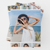 Erstellen Sie Ihre eigene 11 FotoCollage Geschenkpapier Set (Beispiel)