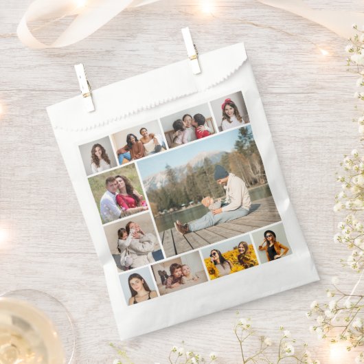Erstellen Sie Ihre eigene 11 FotoCollage Geschenktütchen (Ausgeschnitten)