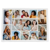 Erstellen Sie Ihre eigene 11 FotoCollage Große Geschenktüte (Vorderseite)