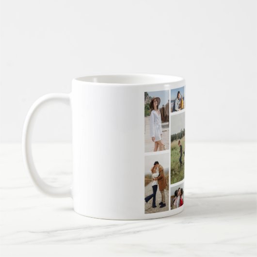 Erstellen Sie Ihre eigene 11 FotoCollage Kaffeetasse (Links)