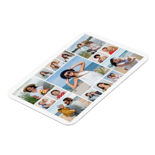 Erstellen Sie Ihre eigene 11 FotoCollage Magnet (Linke Seite)