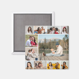 Erstellen Sie Ihre eigene 11 FotoCollage Magnet