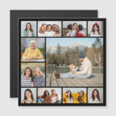 Erstellen Sie Ihre eigene 11 Fotocollage Magnetkar Magnetkarte (Vorne/Hinten)