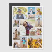 Erstellen Sie Ihre eigene 11 Fotocollage Magnetkar Magnetkarte (Vorne/Hinten)