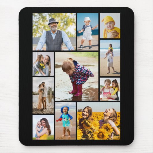 Erstellen Sie Ihre eigene 11 FotoCollage Mousepad (Vorne)