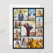 Erstellen Sie Ihre eigene 11 FotoCollage Postkarte (Vorne/Hinten)