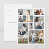 Erstellen Sie Ihre eigene 11 FotoCollage Postkarte (Vorne/Hinten)