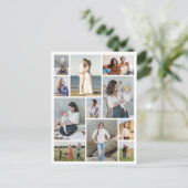 Erstellen Sie Ihre eigene 11 FotoCollage Postkarte (Stehend Vorderseite)