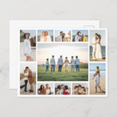 Erstellen Sie Ihre eigene 11 FotoCollage Postkarte (Vorne/Hinten)