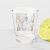 Erstellen Sie Ihre eigene 11 FotoCollage Schnapsglas (Rückseite)