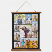Erstellen Sie Ihre eigene 11 FotoCollage Wandteppich Mit Holzrahmen (Vorderseite)