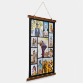 Erstellen Sie Ihre eigene 11 FotoCollage Wandteppich Mit Holzrahmen (Gewinkelt)