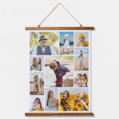 Erstellen Sie Ihre eigene 11 FotoCollage Wandteppich Mit Holzrahmen (Vorderseite)