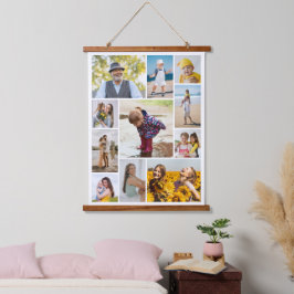 Erstellen Sie Ihre eigene 11 FotoCollage Wandteppich Mit Holzrahmen