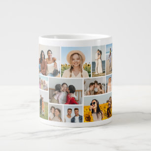 Erstellen Sie Ihre eigene 12-Foto-Collage  Jumbo-Tasse
