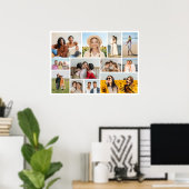 Erstellen Sie Ihre eigene 12-Foto-Collage Poster (Heimbüro)