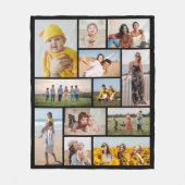 Erstellen Sie Ihre eigene 12 FotoCollage Fleecedecke (Vorderseite)