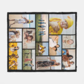 Erstellen Sie Ihre eigene 12 FotoCollage Fleecedecke (Vorderseite (Horizontal))