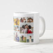 Erstellen Sie Ihre eigene 12 FotoCollage Jumbo-Tasse (Vorderseite Rechts)